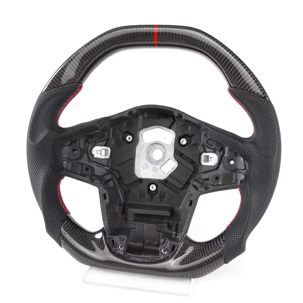 Flat Top & Bottom Carbon Fiber Steering Wheel for Toyota Supra GR A90 (2020-2025)