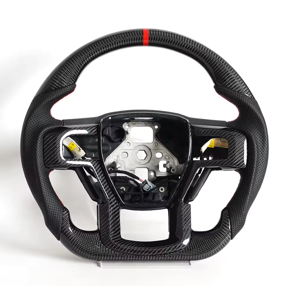 Heated Carbon Fiber Steering Wheel for Ford F-150 Raptor 2015-2020
