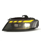 LED Headlights Assembly for Audi A4 B8 (2008–2012) | RS Style Upgrade | LED Daytime Running Lights | Plug & Play