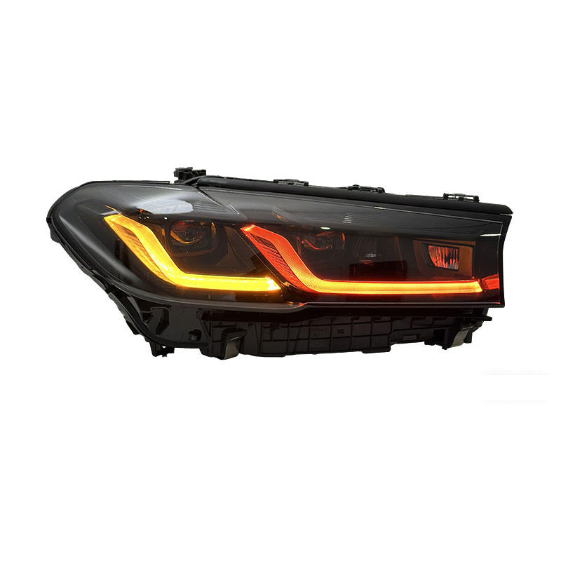 Triple-Color LED Headlights for BMW 5 Series G30/G38 2018-2020 Pre-LCI