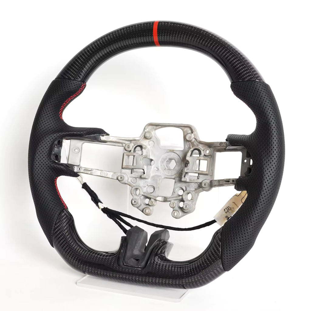 Carbon Fiber Heated Steering Wheel for Ford Mustang 2018-2023