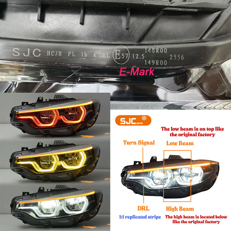 V3 IKON Triple-Color LED Headlights for BMW F32/F33/F36/F80/F82