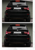 BMW X5 E70 Tail Light Assembly with 35W LED Running Lights & Dynamic Turn Signal 2007 - 2013 (Replaces 63217167055)
