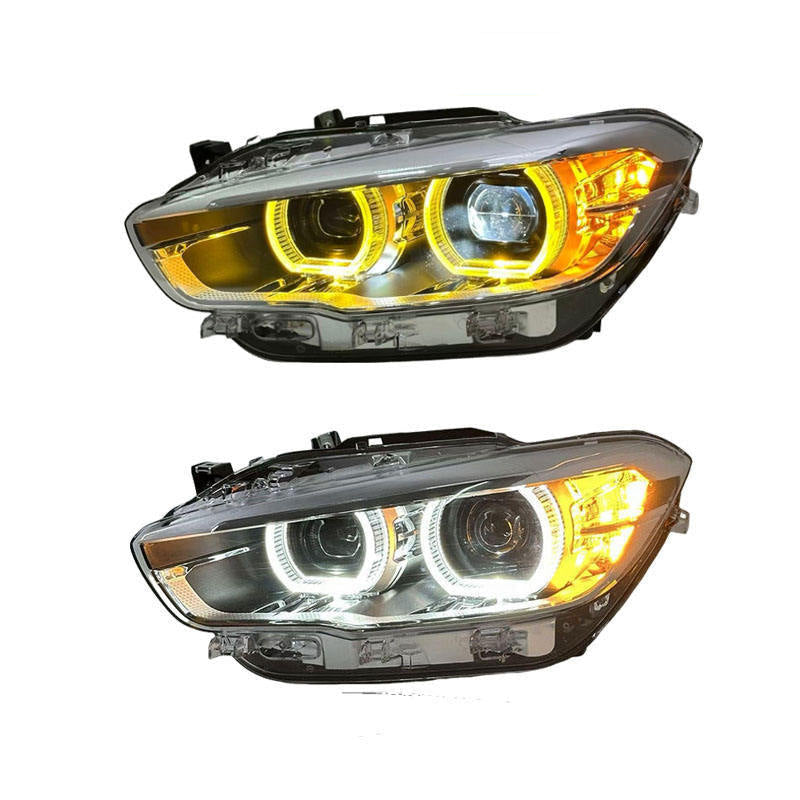 Dual-Color LED Headlights for BMW F20 1 Series 2015-2018