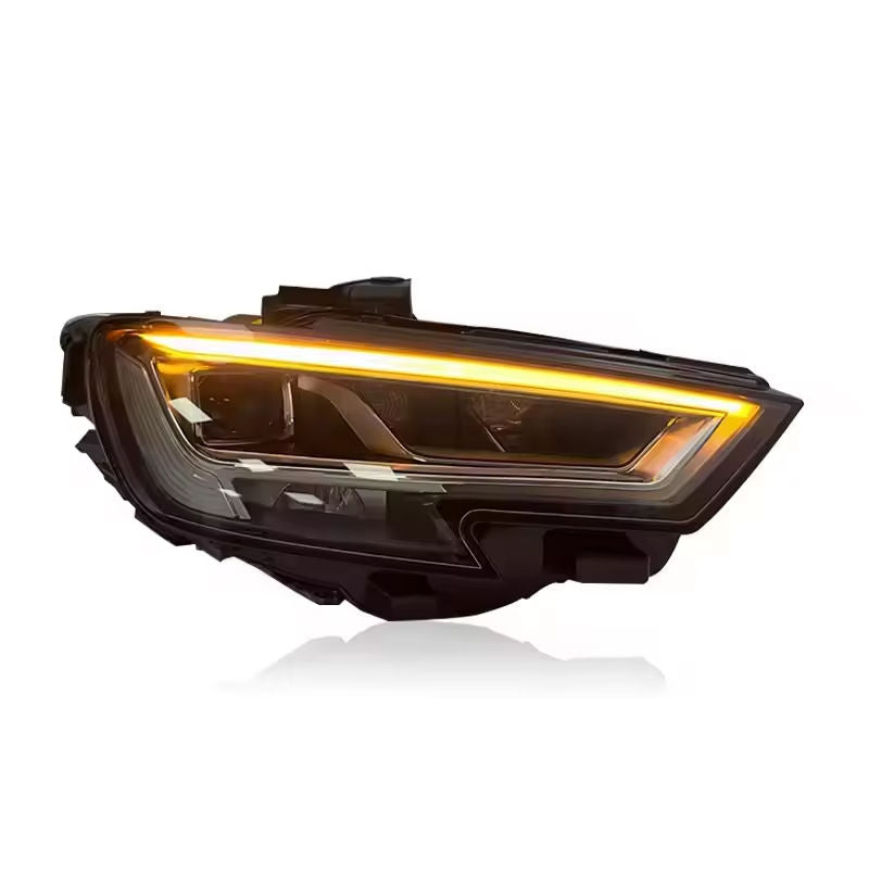 LED Headlights for Audi A3 / S3 / RS3 2017–2020 Plug-and-Play Projector Assembly