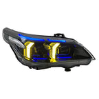 Dual-Color Snake Eyes Headlights for BMW E60 5 Series 2003-2010