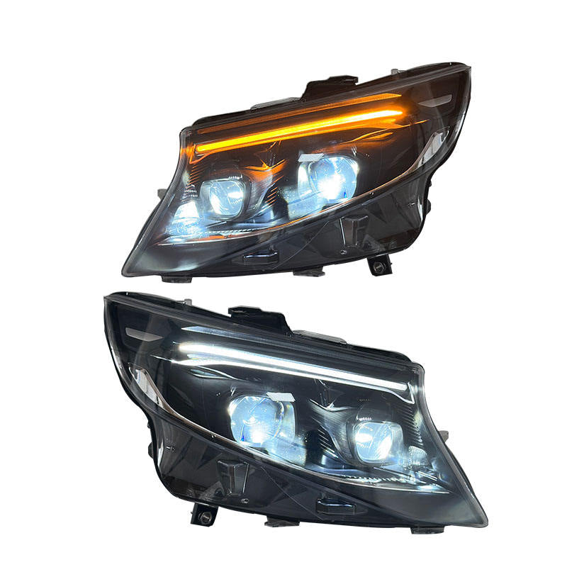 2024 Style LED Headlights for Mercedes-Benz Vito W447 2016-2020