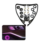 BMW 3 Series G20 / G28 Interior 64-Color LED Ambient Light Kit 16-Piece with Speaker Sound Hood 2020 - 2024