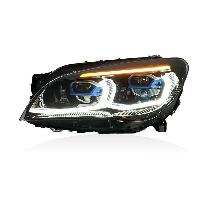 G12 Style Dual-Color LED Headlights for BMW 7 Series F01/F02 2009-2015