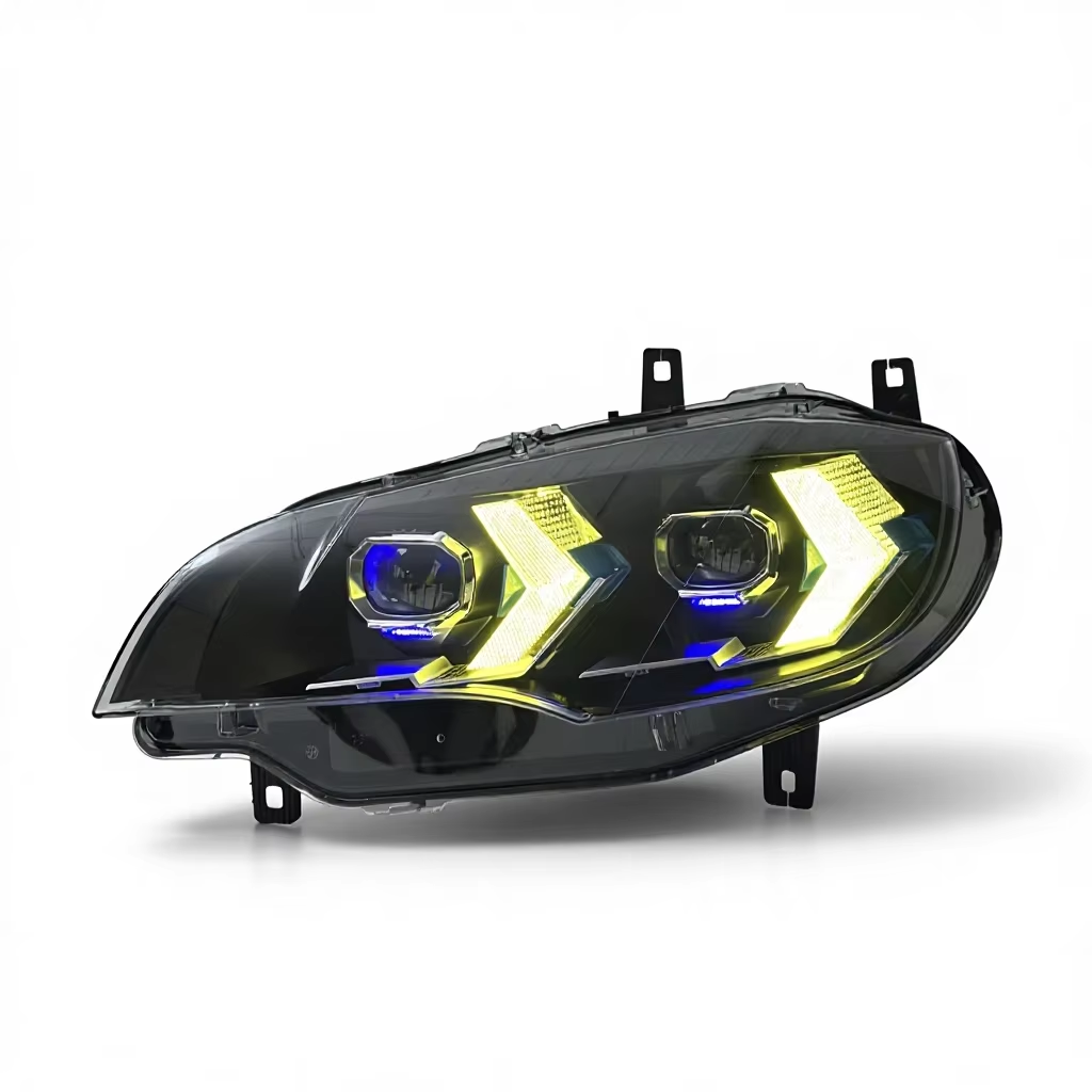 Dual-Color LED Headlights for BMW X6 E71 2008-2014