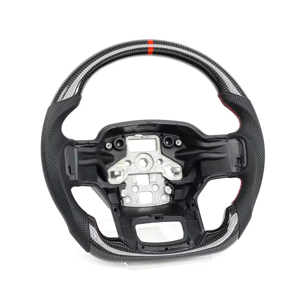 Carbon Fiber LED Steering Wheel for Ford F-150 Raptor 2021-2024