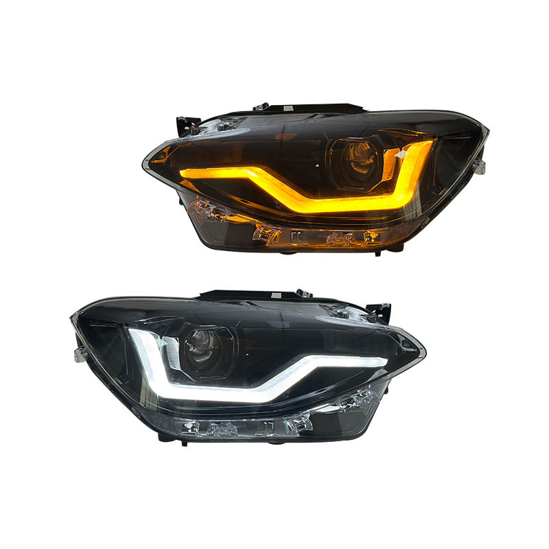 Dual Color LED Headlights Assembly for BMW 1 Series F20 (2012–2014)