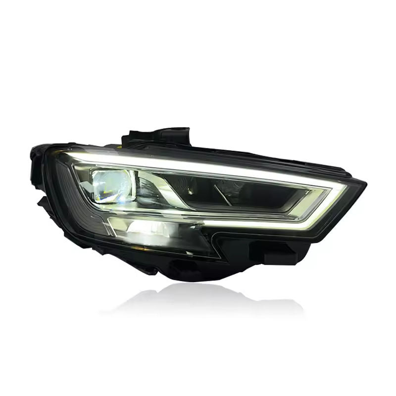 LED Headlights for Audi A3 / S3 / RS3 2017–2020 Plug-and-Play Projector Assembly