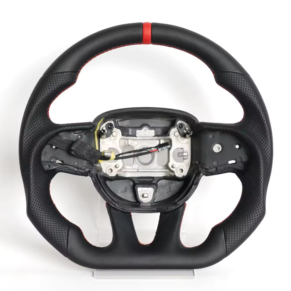 Leather Steering Wheel for Dodge Charger Challenger 2015-2025 Heated