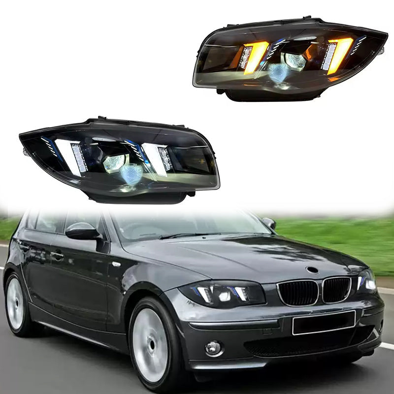 LED Headlights Assembly for BMW 1 Series E82 E87 (2004–2011)