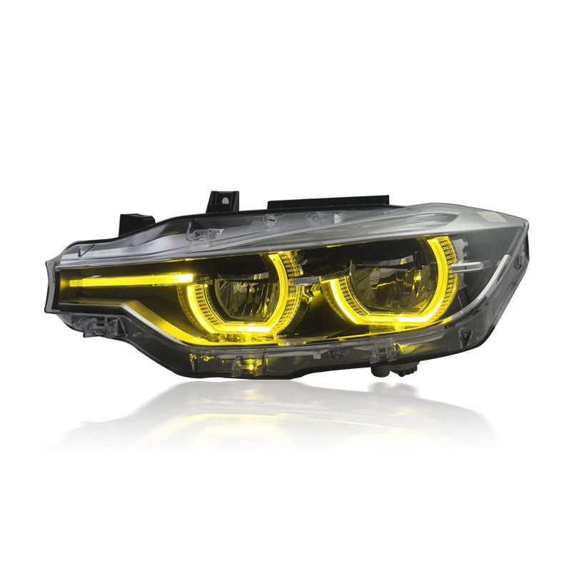 Dual-Color IKON Style LED Headlights for BMW 3 Series F30/F35 2013-2018