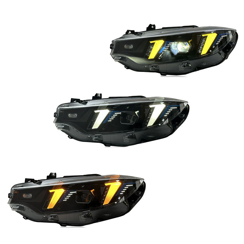Snake Eye Dual-Color LED Headlights for BMW F32/F36/F80/F82 M3 & M4 2013-2019