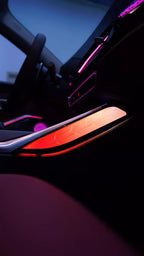 BMW 3 Series G20 / G28 / G80, 2 Series, i3, M3, M4 & G22 / G82 Center Console Saddle 64-Color LED Ambient Light Kit 2020 - 2024