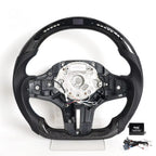 M Sport Carbon Fiber Heated LED Steering Wheel for BMW G Series F90 2018+