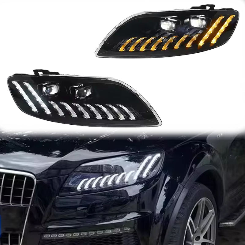 LED Headlights for Audi Q7 2006–2015 Plug-and-Play Headlight Assembly