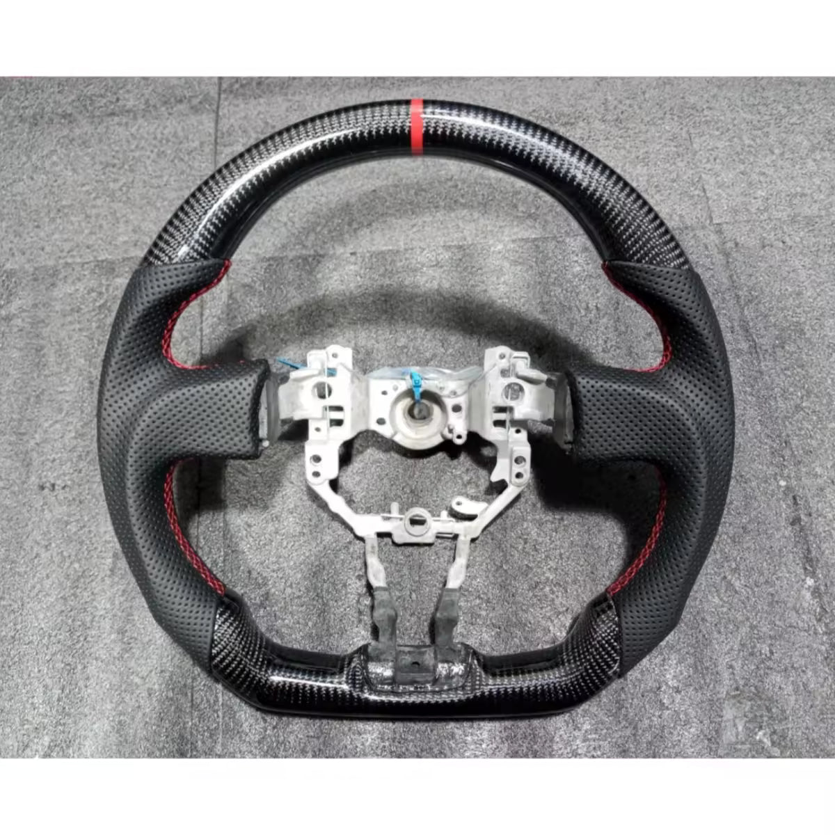 Real Carbon Fiber Steering Wheel for Toyota 86, Subaru BRZ ZC6 & Scion FR-S 2012–2016 Full Leather (Non-Heated)