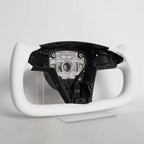 Heated Leather Yoke Steering Wheel for Tesla Model S / Model X 2021-2025