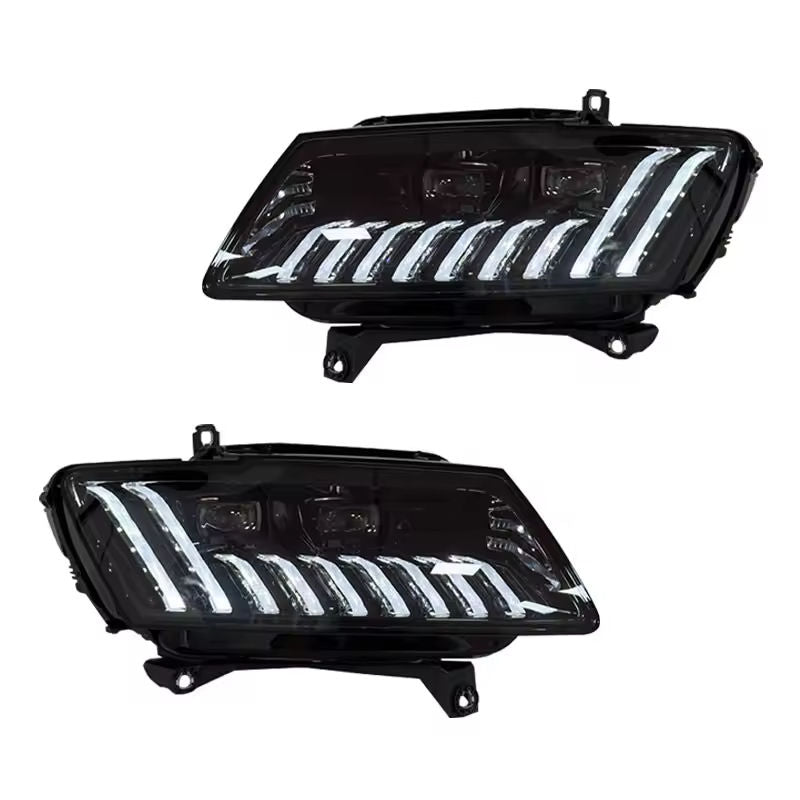 LED Headlights for Audi Q5 2008–2018 Start Animation Plug-and-Play Assembly