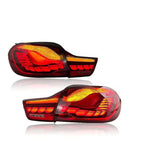BMW 4 Series F32/F33/F36 & M4 F82 Dragon Scale LED Tail Lights 2014-2020