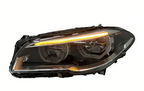 Dual Color Angel Eyes LED Headlights Assembly for BMW 5 Series F10 F18 (2010–2013)