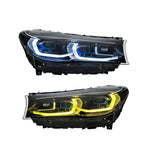 Dual Color LED Headlights Assembly for BMW 7 Series G12 (2016–2018)