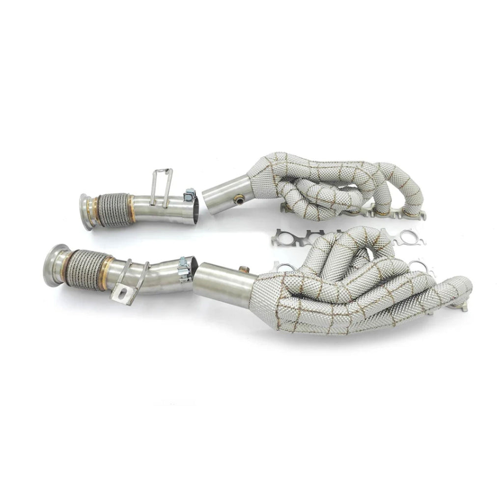 Exhaust Manifold Header Heatshield for Audi R8 V10 5.2L - Bull Boost Performance