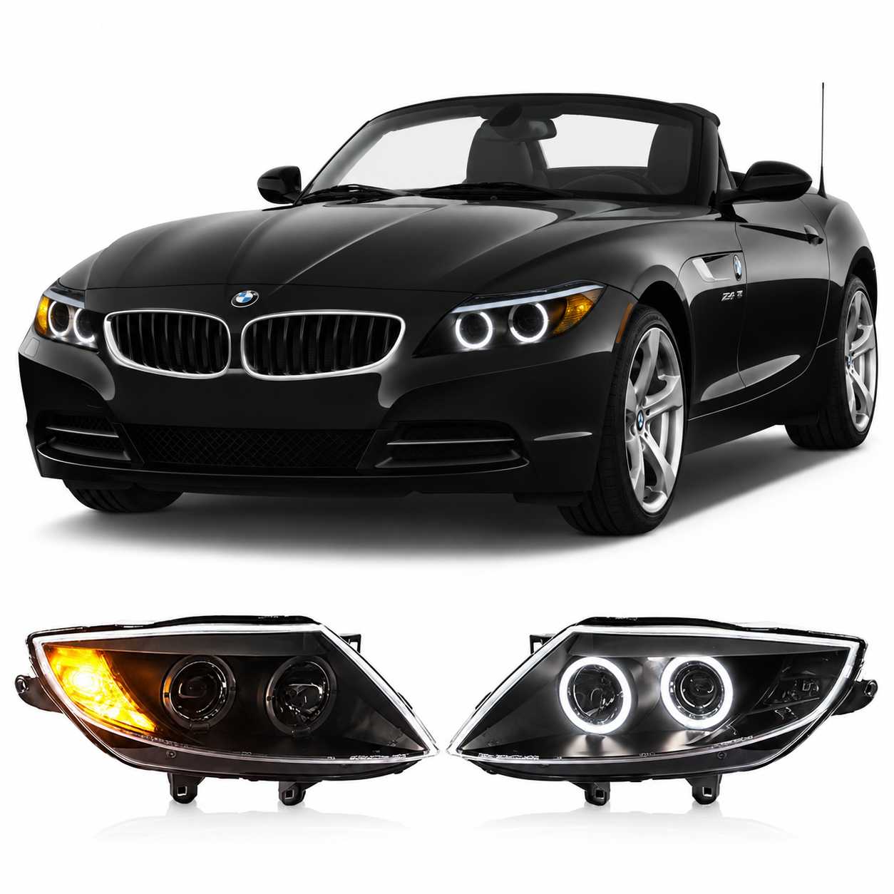 LED Headlights Assembly for BMW Z4 E89 (2003–2008)