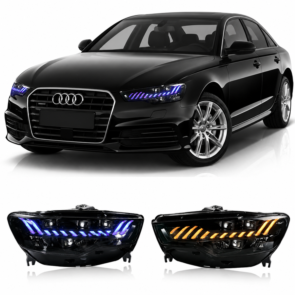 LED Headlights Assembly for Audi A6 (2012–2015)