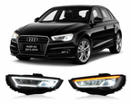 Full LED Headlights for Audi A3 / S3 2013–2016 Plug-and-Play Headlight Assembly