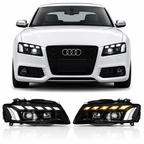 RS5 Style LED Headlights for Audi A5 & S5 2008-2012