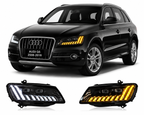 LED Headlights for Audi Q5 2008–2018 Start Animation Plug-and-Play Assembly