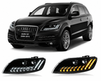 LED Headlights for Audi Q7 2006–2015 Plug-and-Play Headlight Assembly