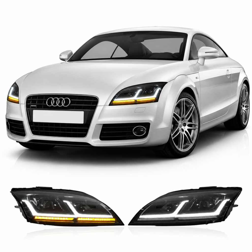 LED Laser Dual Lens Headlights Assembly for Audi TT (2008–2014)