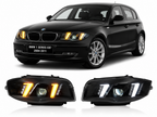 Dual Color LED Headlights for BMW 1 Series E87 2004-2011