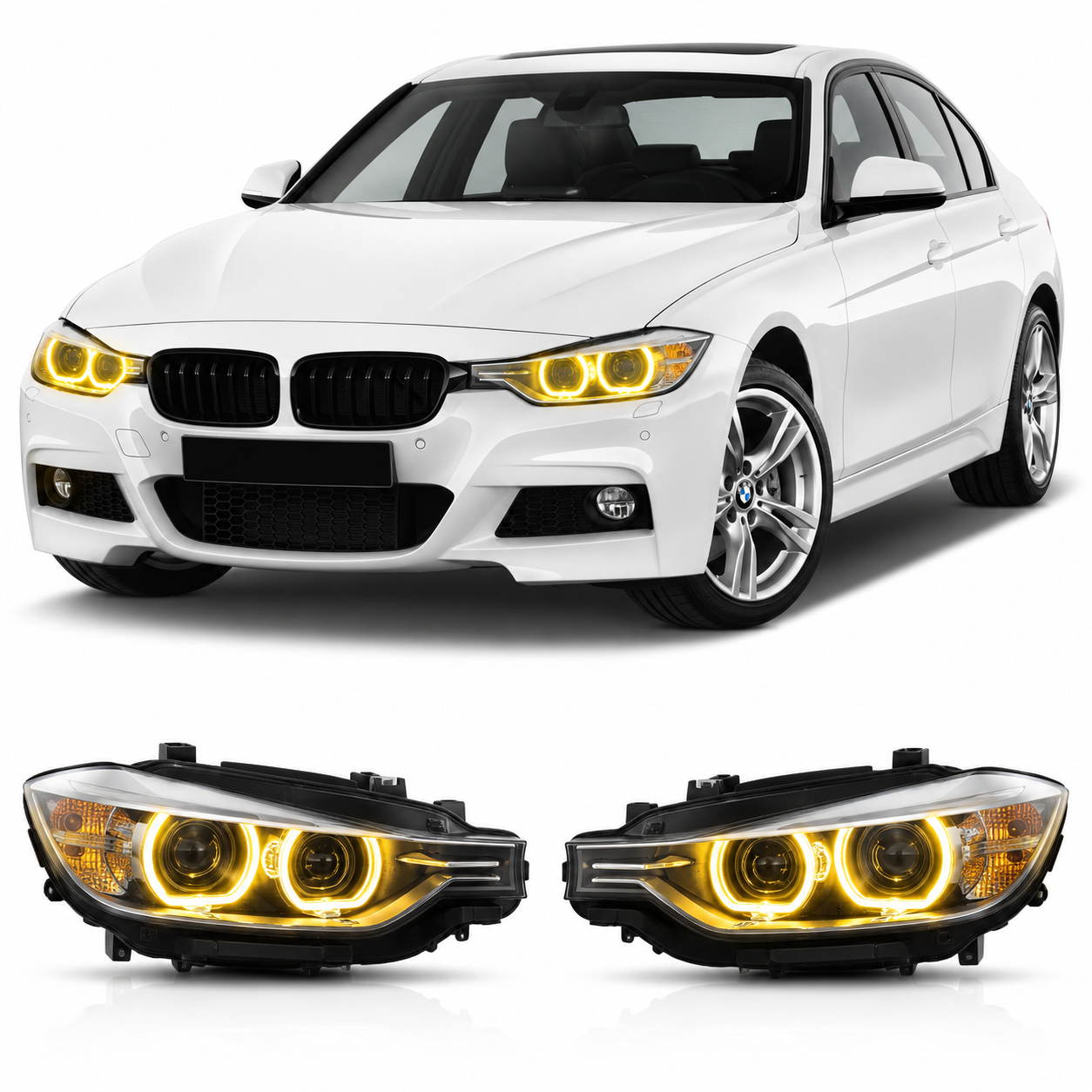 CSL Yellow LED DRL Modules for BMW F30/F31 Pre-LCI 2012-2015