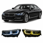 Dual-Color LED Headlights for BMW 7 Series G12 2016-2018
