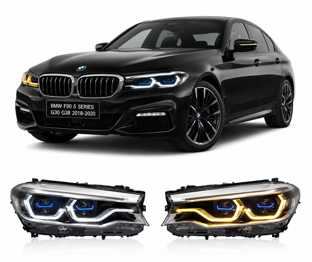 Dual-Color LED Headlights for BMW 5 Series G30/G38 & M5 F90 2018-2020