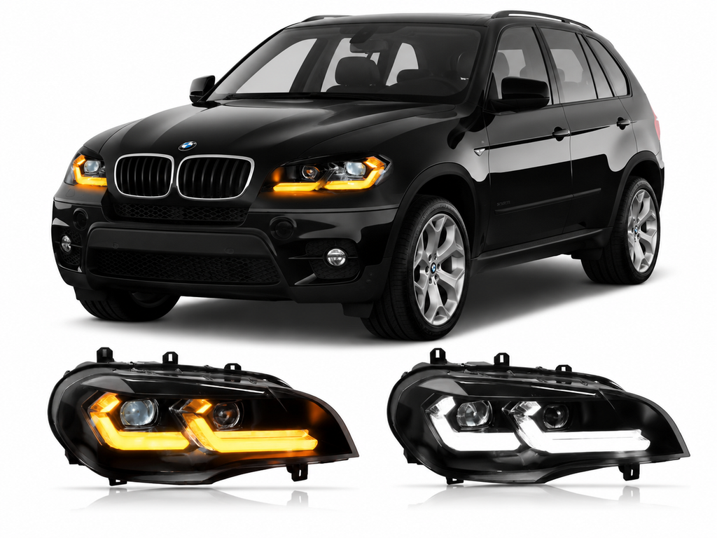 Laser Style LED Headlights for BMW X5 E70 2007-2013