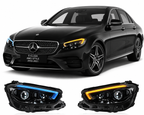 AMG-Style Laser LED Headlights for Mercedes-Benz E-Class W213 2016–2021 Plug-and-Play
