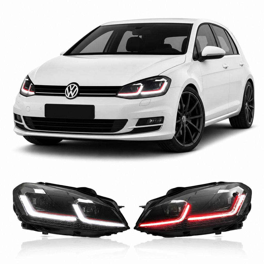 Full LED Headlights for Volkswagen Golf MK7 2013-2020