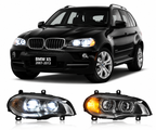 LED Headlights for BMW X5 E70 2007-2013 Plug-and-Play Headlight Assembly