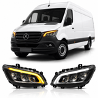 LED Headlights Assembly for Mercedes Benz Sprinter W907 (2019–Up)