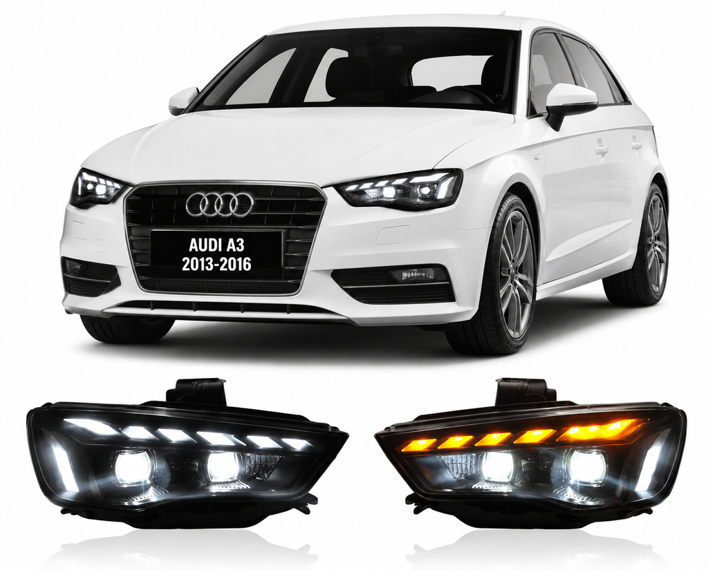 Full LED Headlight Assembly for Audi A3 2013-2016