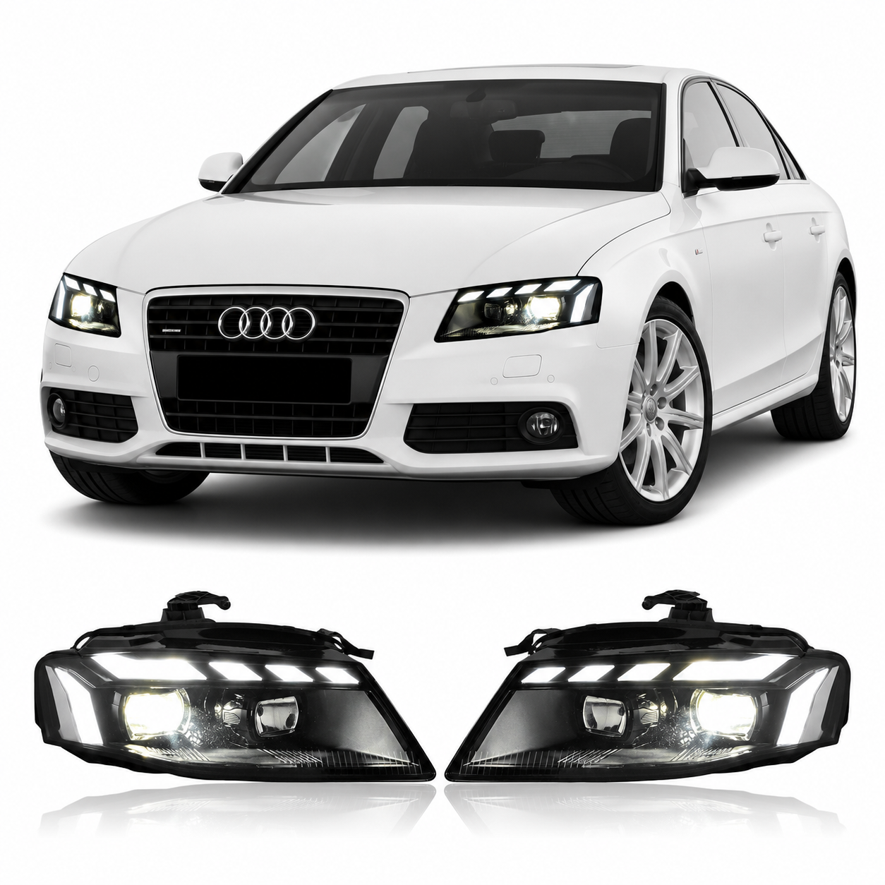 Snake Eye LED Headlights for BMW F10 5 Series 2011-2017