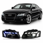 RS Style LED Headlights Assembly for Audi A5 (2008–2012)